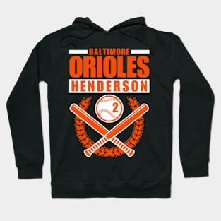 Baltimore Orioles Henderson 2 Baseball Retro Hoodie